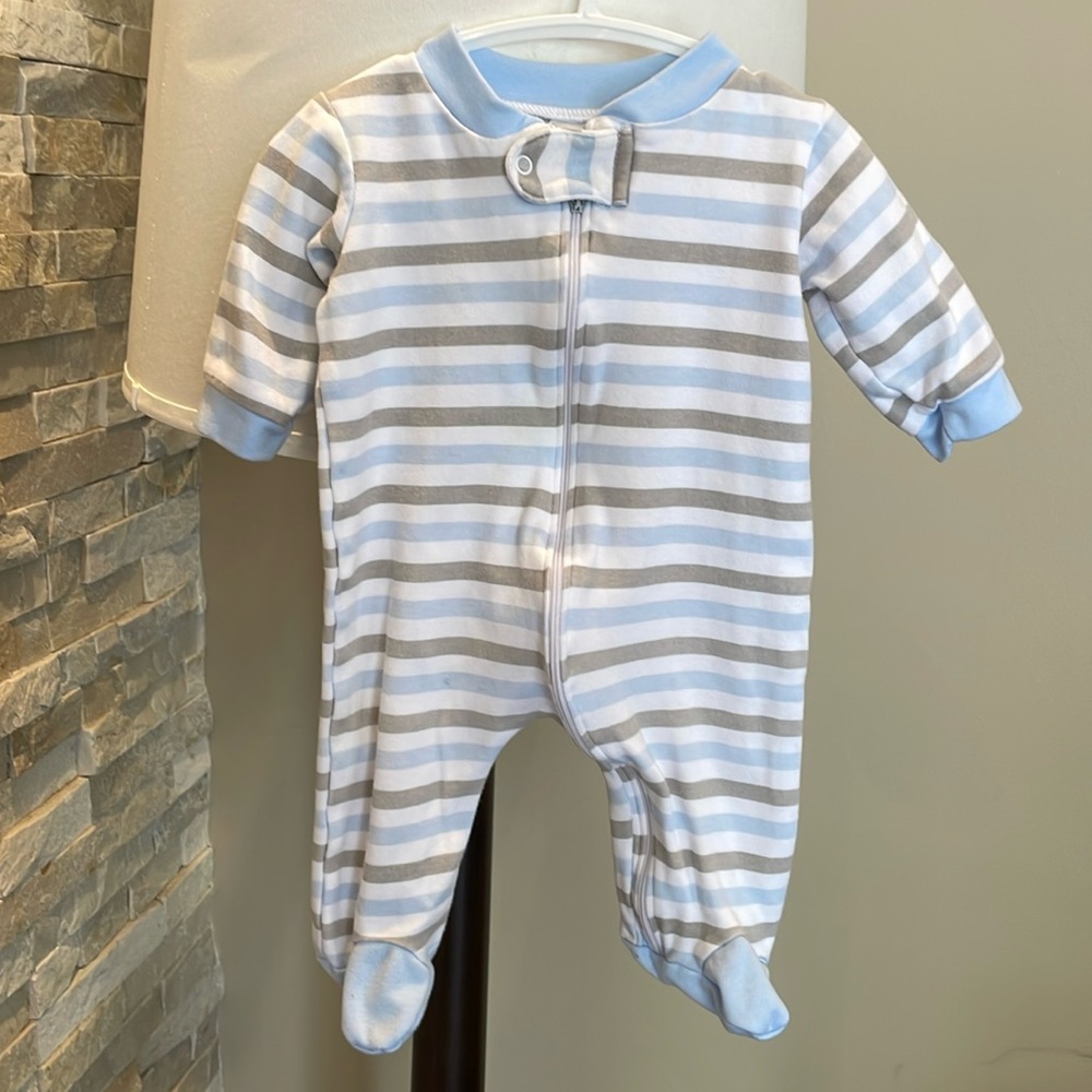 Baby Boy striped Sleeper